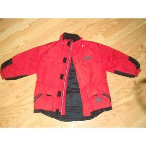 Winter Coat Red Down Size 8